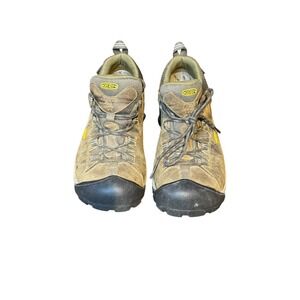 Keen Men Shoes Targhee ll Waterproof Terrain Hiking Trail #101734 Brown‎ Green 8